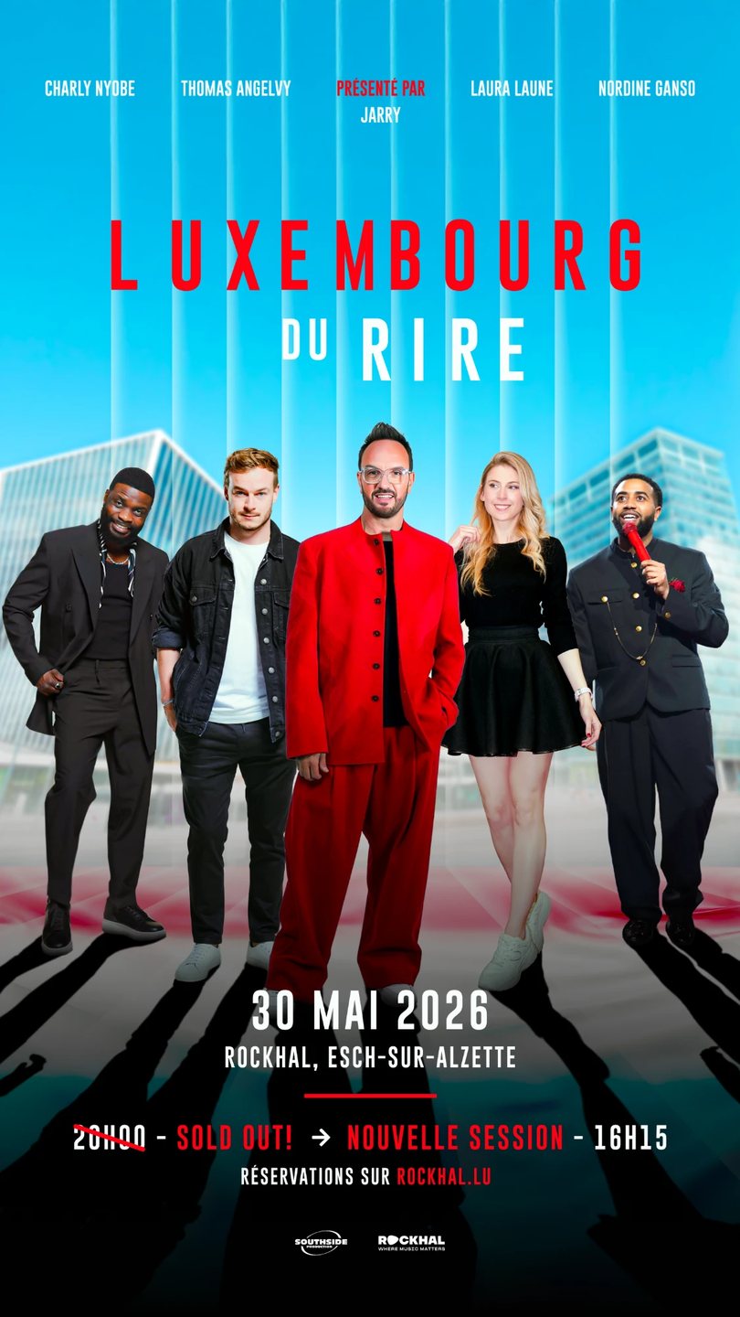 Affiche 30 mai 2026 · Rockhal, Esch-sur-Alzette